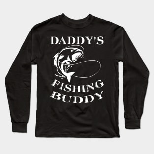 Kids Daddy's Fishing Buddy Long Sleeve T-Shirt